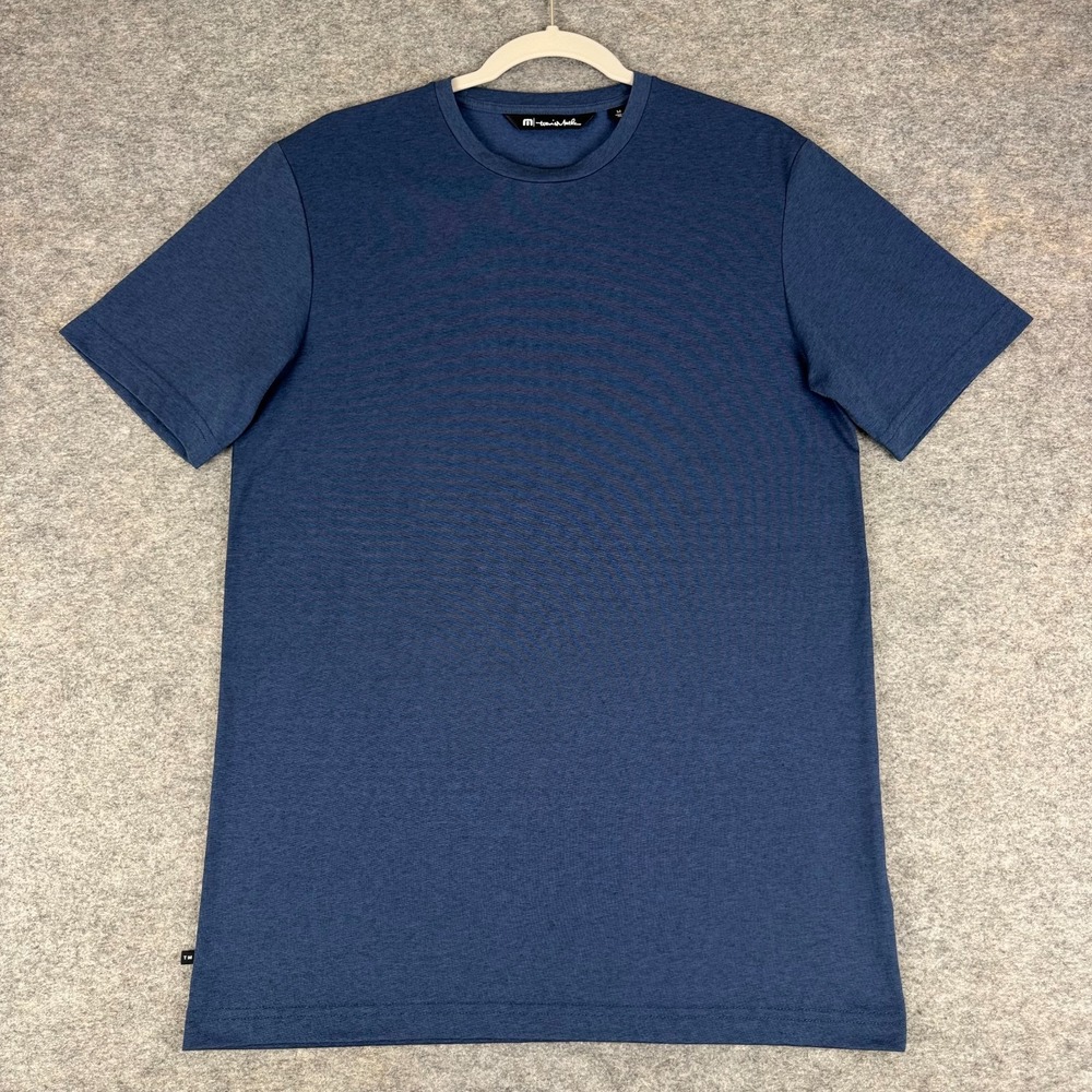 Travis Mathew Crew Performance T-Shirt Blue Mens Medium M